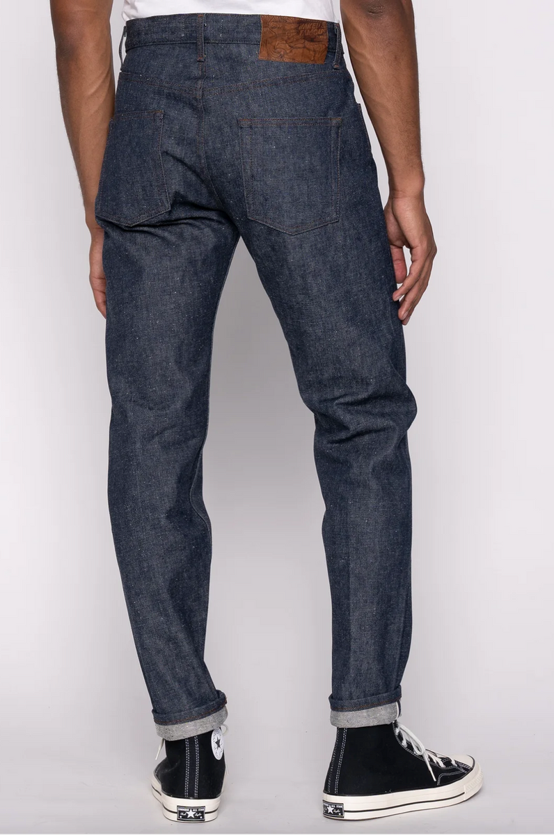 Naked & Famous Greenest Slub Selvedge Easy Guy - Indigo – Grey Hearts  Kelowna